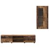vidaXL Set TV komoda s ladicama FLORIN Staro drvo Konstruirano drvo