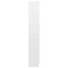 vidaXL Vitrina sjajna bijela 82,5 x 30,5 x 185 cm konstruirano drvo