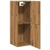 vidaXL Kupaonski viseći ormarić Artisan hrast 30x30x80cm izrađeno drvo