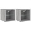 vidaXL Zidni TV ormarići LED 2 kom siva boja hrasta 30 x 28,5 x 30 cm