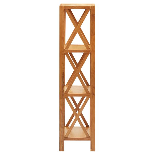 vidaXL Police s 4 razine 40 x 30 x 125 cm od masivne hrastovine