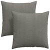 vidaXL Jastučići za sofu 2 pcs Svijetlo siva 80 x 80 cm
