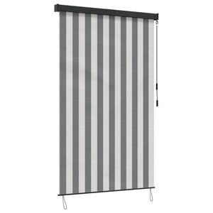 vidaXL Rolo zavjesa Antracit i bijelo 140 x 250 cm Tkanina i aluminij