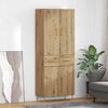 vidaXL Highboard Umjetnički hrast 69,5 x 34 x 180 cm Konstruirano drvo