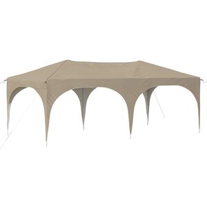 vidaXL Rastezljivi &scaron;ator za zabave 575 x 288 x 245 cm Krem