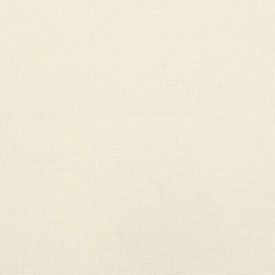 vidaXL Jastuk za vrtnu klupu krem bijeli 120x50x7 cm od tkanine Oxford