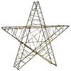vidaXL 3D božićna zvijezda 120 LED lampica Topla bijela