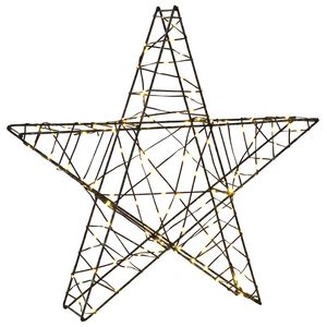 vidaXL 3D božićna zvijezda 120 LED lampica Topla bijela