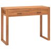 vidaXL Radni stol s 2 ladice 100 x 40 x 75 cm od tikovine