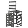 vidaXL Spremište za kantu za smeće sivo 84x90x128,5 cm od borovine
