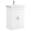 vidaXL Set namje&scaron;taja za kupaonicu Bijela 61 x 40 x 84,5 cm