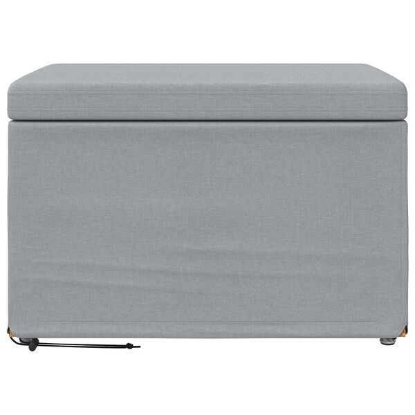 vidaXL Stolica Svijetlo siva Tkanina i konstruirano drvo