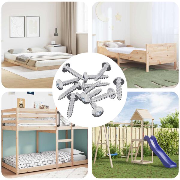 vidaXL Samoupravni čavao 12 pcs Cinkom premazano 4 x 20 mm Čelik