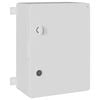 vidaXL Upravljački ormar Siva 37 x 16,5 x 40 cm ABS plastika