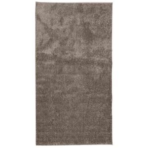 vidaXL Tepih ISTAN s visokim vlaknima sjajni izgled sivi 80 x 150 cm