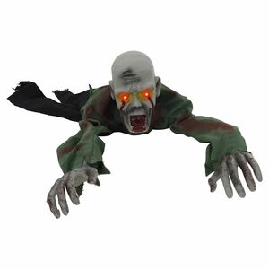vidaXL Halloween dekoracija zombi SPOOKA Zelena 110 x 50 x 21 cm