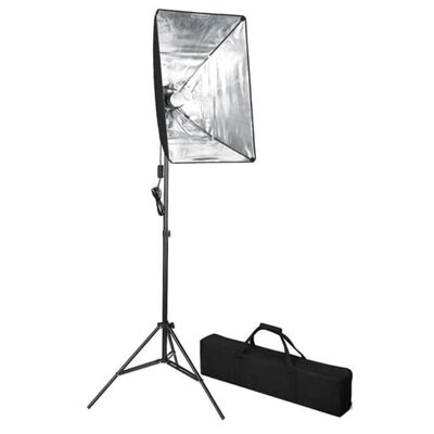vidaXL Oprema za fotografski studio s pozadinama i svjetlima softbox