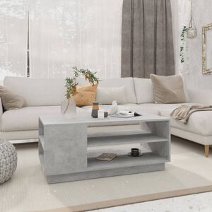 vidaXL Stolić za kavu siva boja betona 102 x 55 x 43 cm od iverice