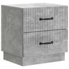 vidaXL Noćni ormar Betonska siva 43 x 34,5 x 44,5 cm Konstruirano drvo