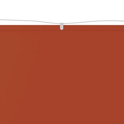 vidaXL Okomita tenda terakota 140 x 600 cm od tkanine Oxford