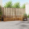 vidaXL Set vanjskih sofa 5 pcs Prirodna Čvrsto drvo akacije