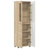 vidaXL Highboard s policom FLORIN Sonoma hrast 60 x 35 x 182 cm