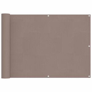 vidaXL Balcony ekran 75 x 200 cm PU prekriveni oksford alu