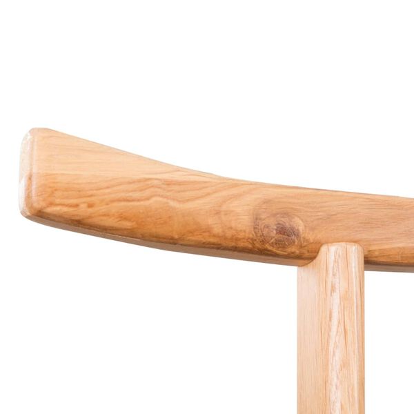 vidaXL Stalak za odjeću od masivne hrastovine 125 x 150 cm