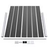 vidaXL Set panela za ogradu WPC 699 x 146 cm crni