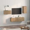 vidaXL Set TV komoda s ladicama 4 pcs hrast artisan 30.5 x 30 x 60 cm