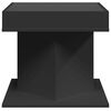 vidaXL Stolić za kavu LED crni 50x50x45 cm od konstruiranog drva
