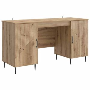vidaXL Stol Hrast artisan Konstruirano drvo 142,5 x 50 x 75 cm