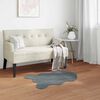 vidaXL Faux Rabbit Fur Rug Olite Antracit 80 x 120 cm Poliester