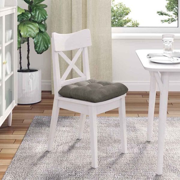 vidaXL Jastučići za sjedenje 4 pcs Svijetlo siva 40 x 40 cm