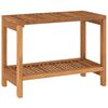 vidaXL Kupaonski bočni stolić 60 x 30 x 45 cm od masivne tikovine
