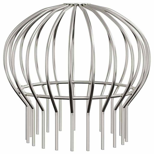 vidaXL Za&scaron;tita od li&scaron;ća za žljeb 8 pcs Srebrno 160 mm Nehrđajući čelik