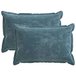 vidaXL Presvlaka za jastuk 2 pcs HOUTEN Plava 50 x 75 cm