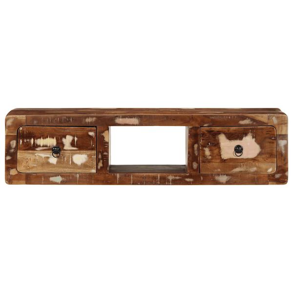 vidaXL Zidni TV ormarić 100x32x25 cm Obrađeno puno drvo