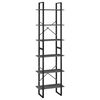 vidaXL Police za pohranu sive 60 x 30 x 210 cm od konstruiranog drva
