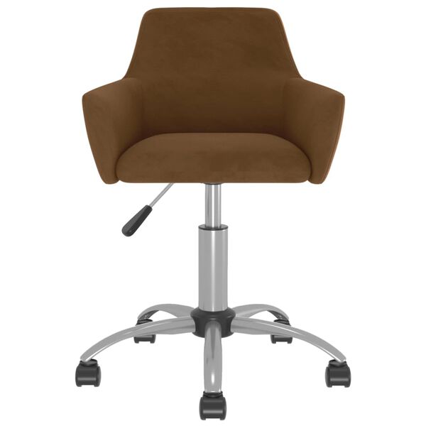 vidaXL Okretne blagovaonske stolice 2 kom smeđe bar&scaron;unaste