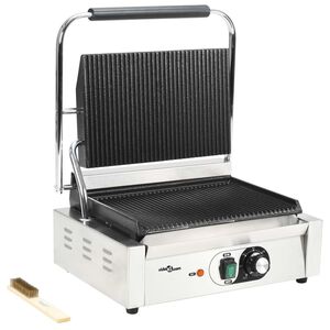 vidaXL Pekač za sendviče s utorima 2200 W 43x30,5x20 cm