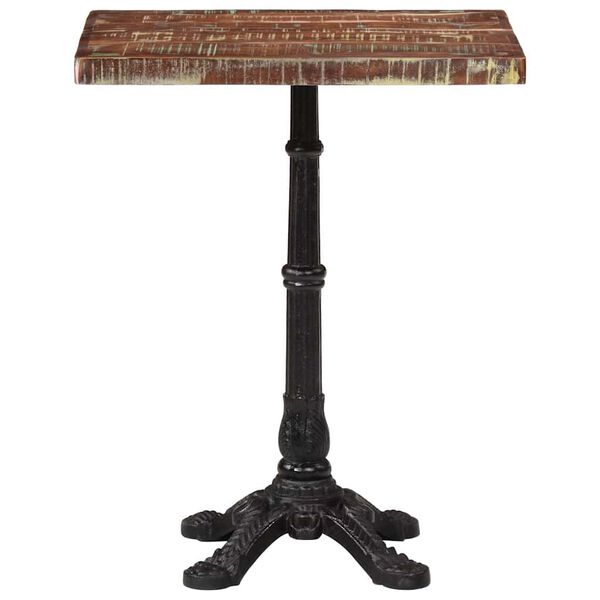 vidaXL Bistro stolić 60 x 60 x 76 cm od masivnog obnovljenog drva