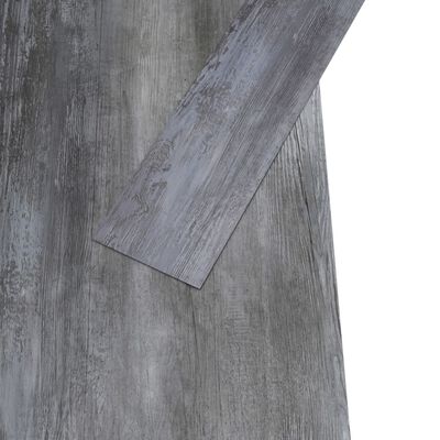 vidaXL Samoljepljive podne obloge PVC 5,21 m² 2 mm sjajne sive