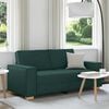 vidaXL Dvosjed Sofa Tamnozelena 180x78x84 cm Tkanina