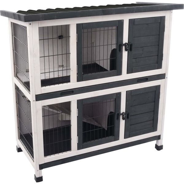 FLAMINGO kavez za zečeve Combi 1 rustični 100 x 50 x 102 cm