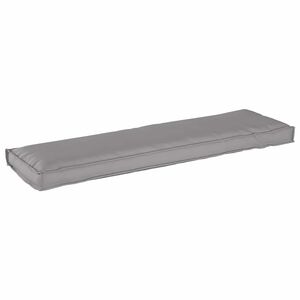 vidaXL Jastuk Oxford tkanina Siva 140 x 40 x 8 cm