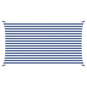 vidaXL Jedro za sunce Plava i bijela 4,5 x 2,5 m 100% poliester Oxford