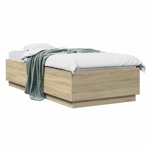vidaXL Krevetna konstrukcija Hrast sonoma 80 x 200 cm