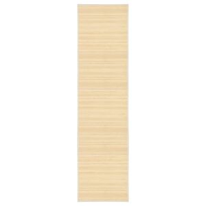 vidaXL Tepih od bambusa 80 x 300 cm prirodna boja