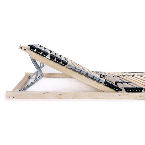 vidaXL Podnice za krevet 2 kom s 42 letvice i 7 zona 90 x 200 cm